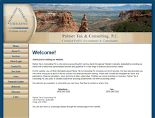 Tablet Screenshot of palmercpa.com